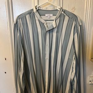 Reiss button up striped shirt